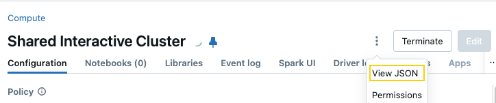 Find cluster ID through UI