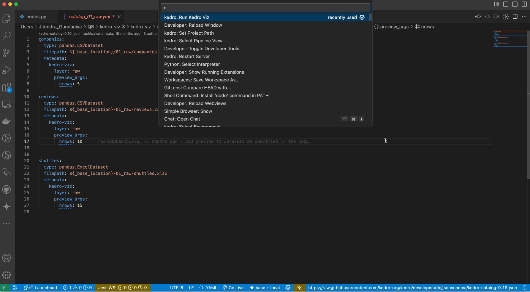 navigation to node function
